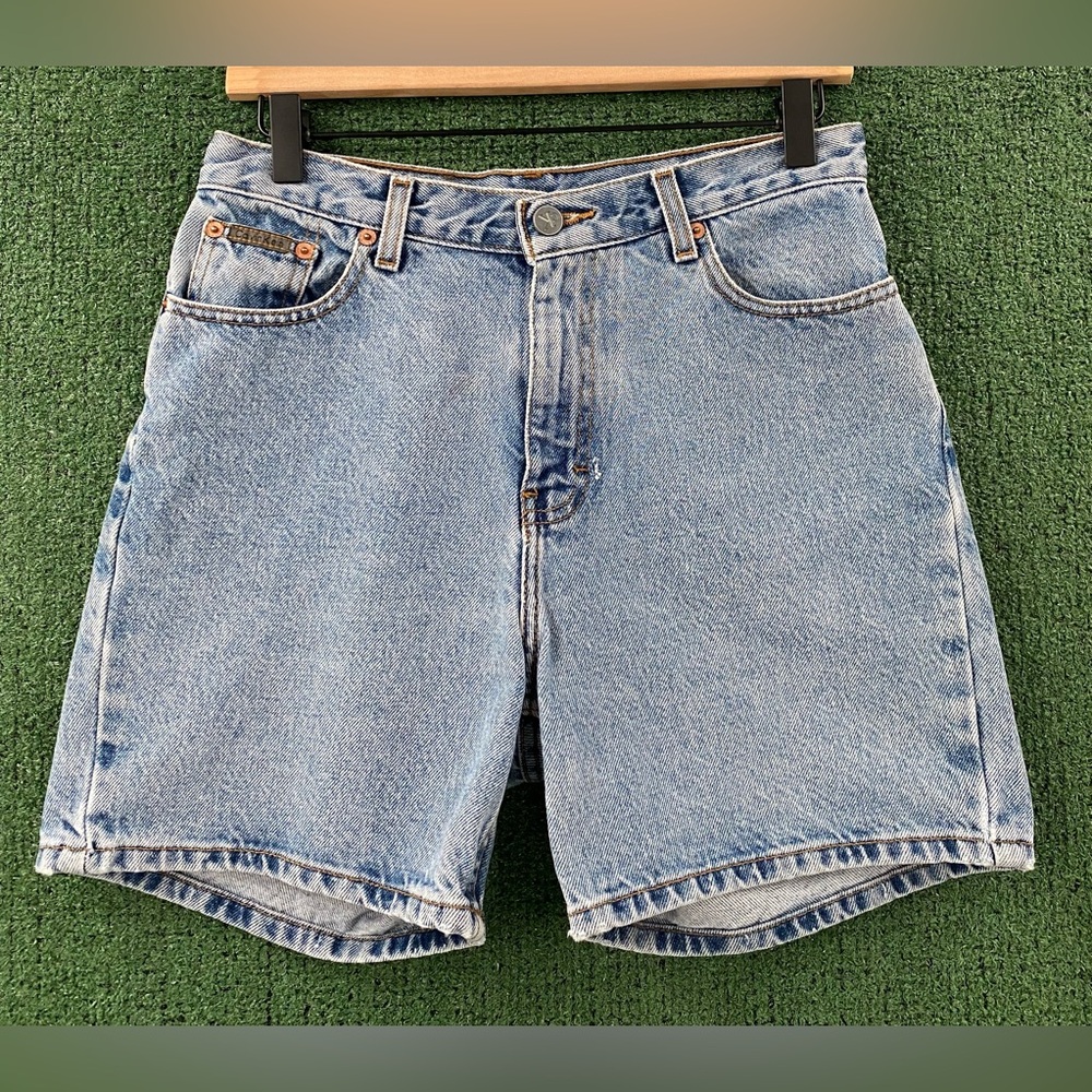Vintage 90’s Calvin Klein CK Denim Jean Shorts Women’s Size 28” Waist